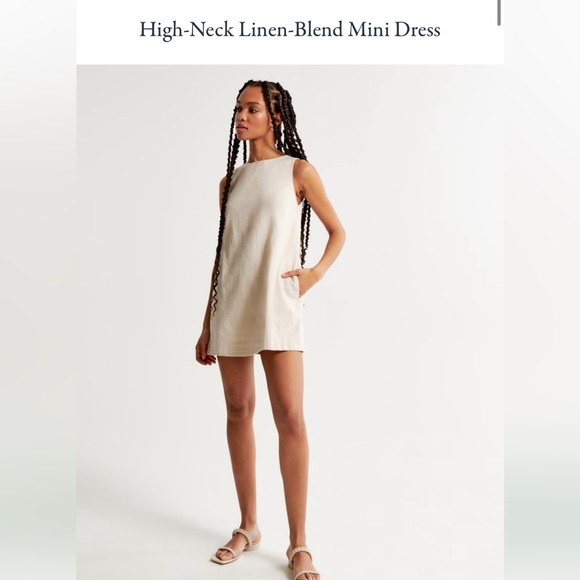 Abercrombie and Fitch linen blend dress SP - Picture 5 of 6